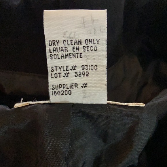 Worthington Black Faux Suede Skirt Set Size 10 - Picture 8 of 10